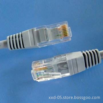 UTP Cat5e Patch Cable for Computer Signal Transmission, PVC Jacket